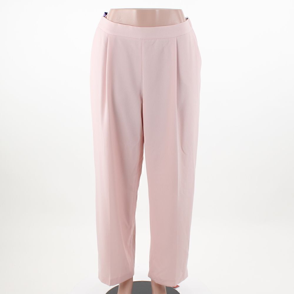 Bar III Plus Size Solid Pull-On Pants in Rosebud … - image 2
